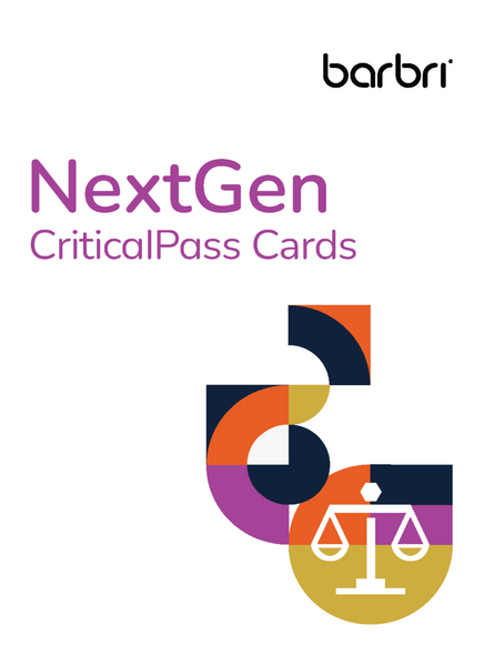 語学・辞書・学習参考書 barbri MBE CriticalPass Cards nextgen-flashcards-nextgen-