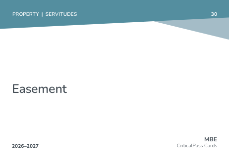 MBE Cards – Critical Pass