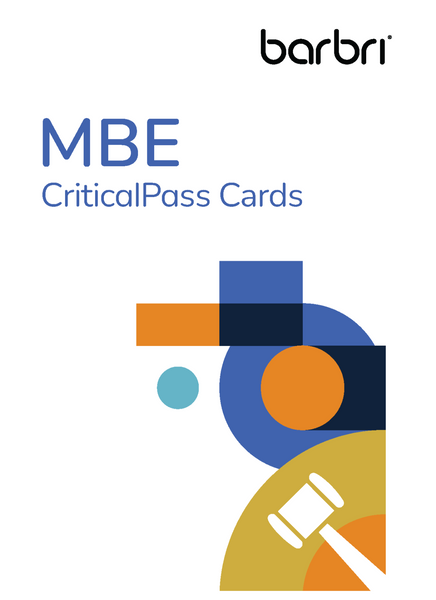 MBE Flashcards