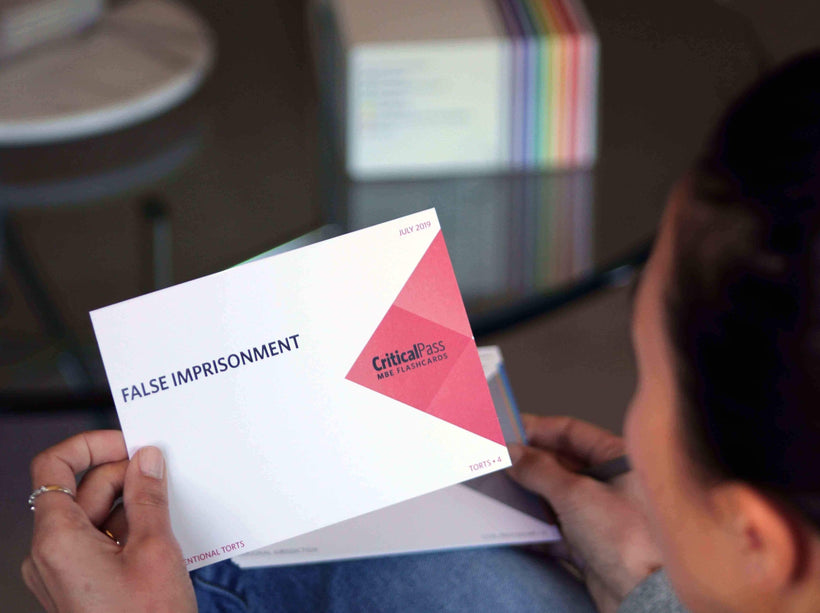 MBE Flashcards Critical Pass